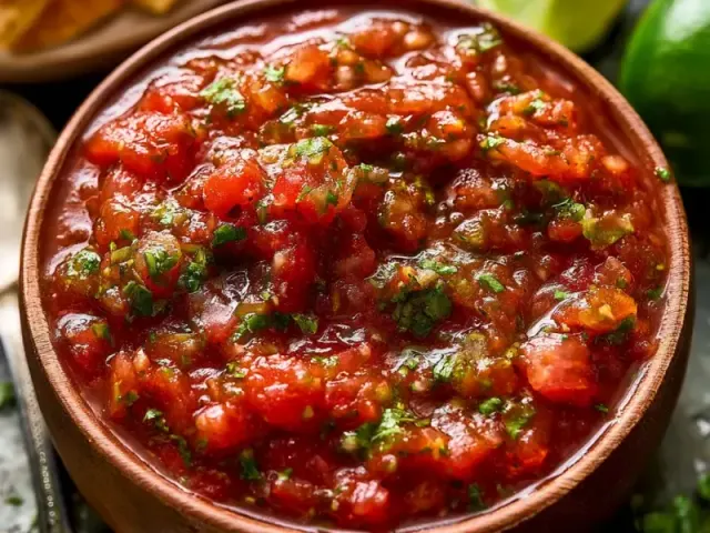 5-Minute Blender Salsa: Fresh, Chunky, No-Cook Recipe