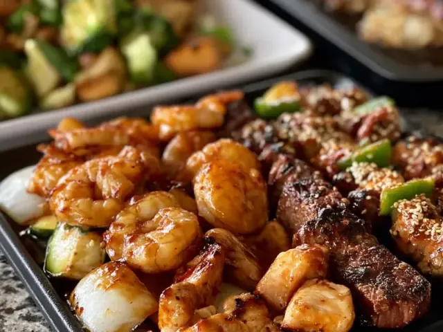 Blackstone Hibachi Dinner: Sizzling Steak & Veggies at Home