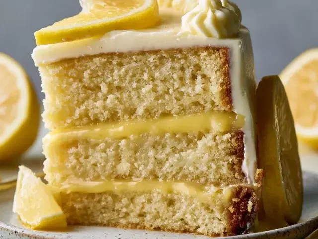 Bright Lemon Layer Cake with Silky Lemon Buttercream