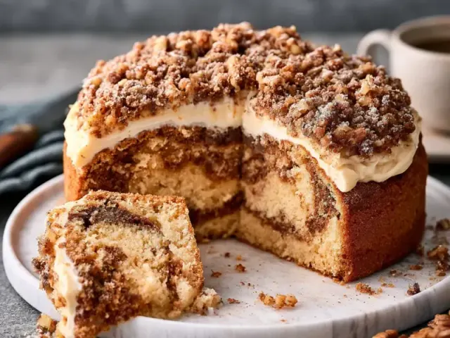 Classic Sour Cream Coffee Cake: Tender, Tangy Streusel Recipe