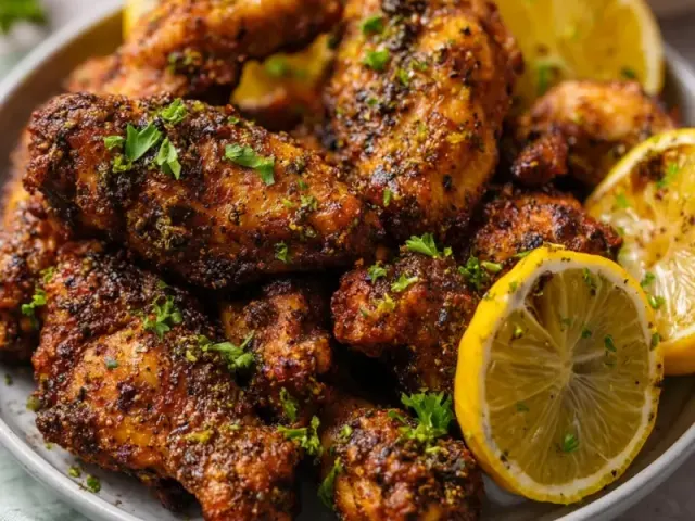 Crispy Air Fryer Lemon Pepper Wings Recipe