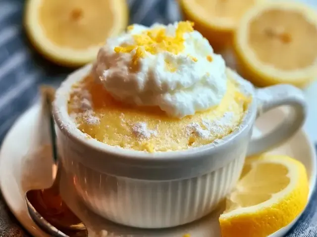 Easy Lemon Mug Cake Recipe That Actually Works