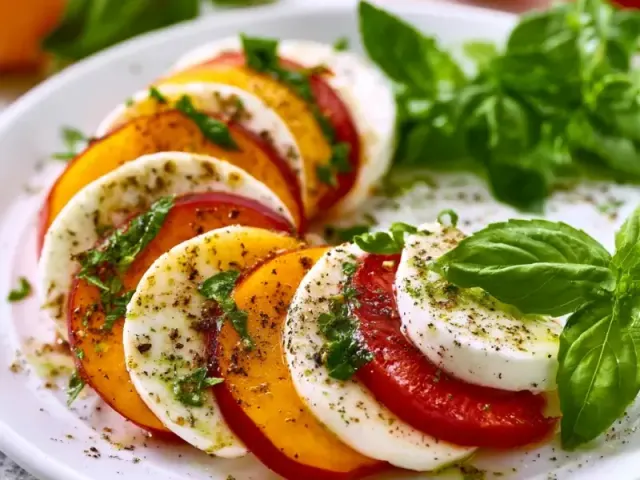Fresh Peach Caprese Salad: Sweet Summer Twist on a Classic