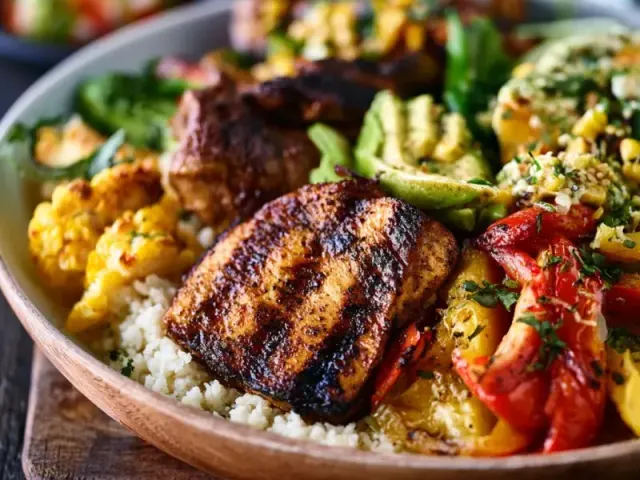 Grilled Summer Dinner Combo: Chicken, Veggies & Corn