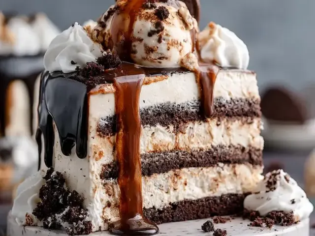 Homemade Ice Cream Cake: No-Scoop Layer Method