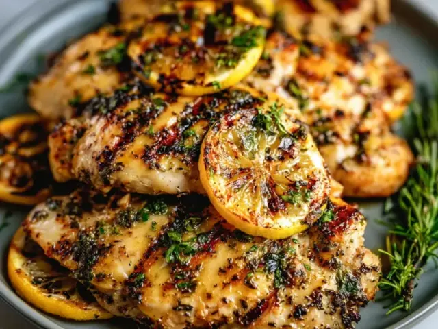 Juicy Grilled Lemon Herb Chicken Recipe