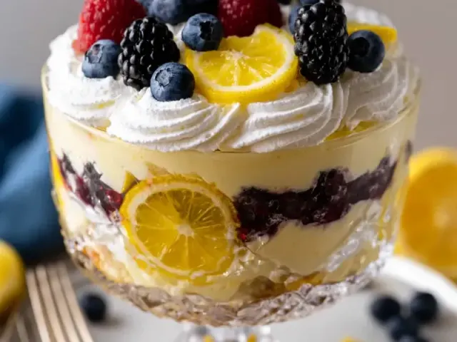 Lemon Berry Trifle: Bright Layers with a Tangy Secret