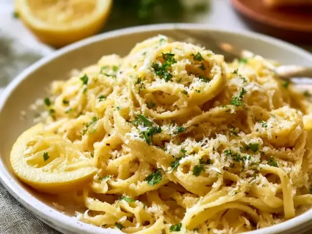 Lemon Parmesan Pasta: Bright, Creamy, 20-Minute Dinner