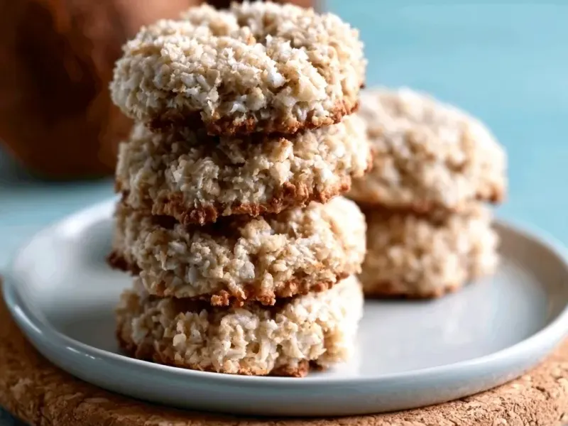 No-Bake Coconut Cookies: Chewy, Sweet & Ready in 15 Minutes