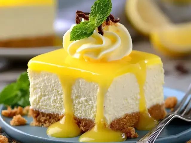 No-Bake Lemon Cheesecake: Creamy, Tangy, and So Easy