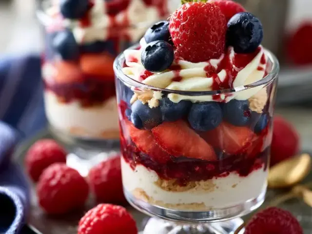 No-Bake Summer Berry Cups: Creamy, Chilled & Easy