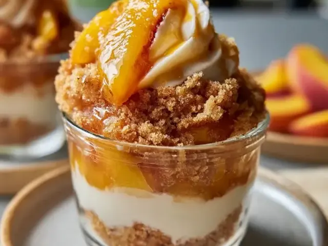 Peach Cobbler Cups: Easy Single-Serve Dessert