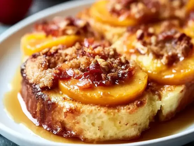 Peach French Toast Bake – Easy Overnight Breakfast Recipe