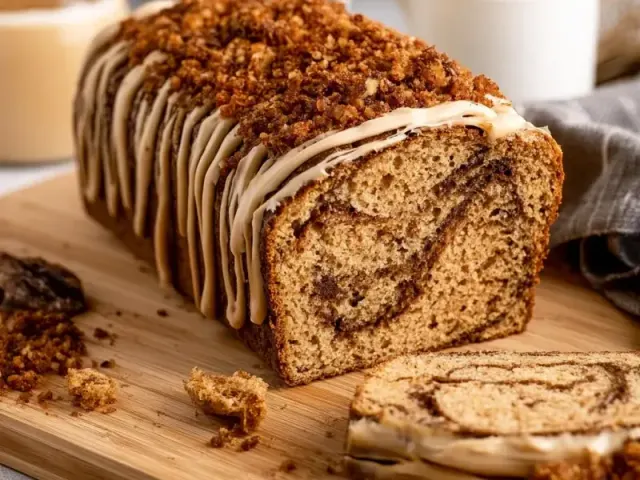 Perfect Coffee Cake Loaf with Crumb Topping