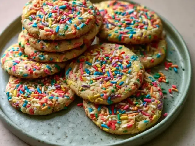 Rainbow Sprinkle Cookies: Soft, Buttery & Foolproof