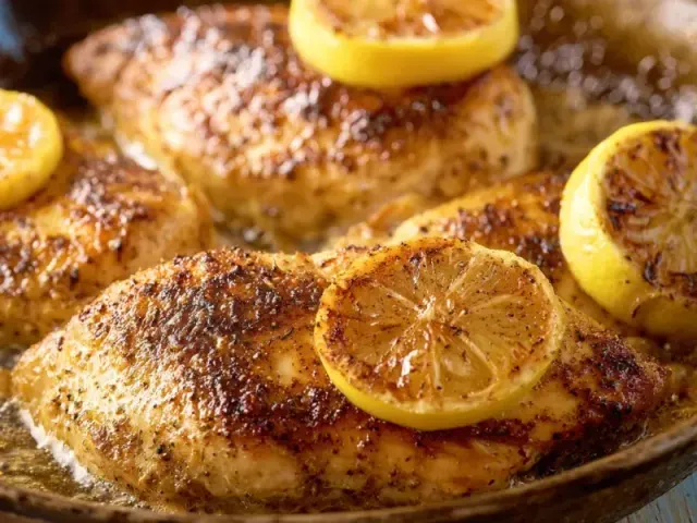 Skillet Lemon Pepper Chicken Breasts That Stay Juicy Every Time