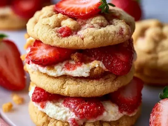 Strawberry Shortcake Cookies: Summer in Every Bite