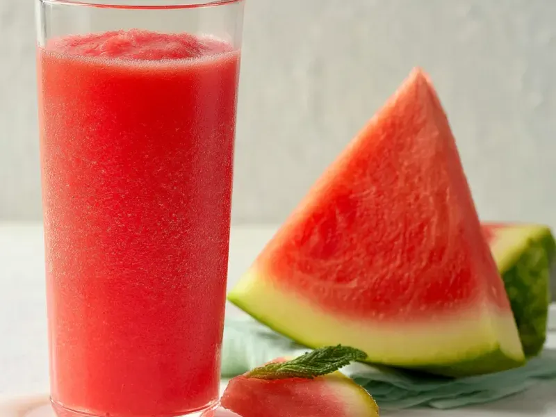 The Best Watermelon Smoothie (Creamy, No Ice Needed)