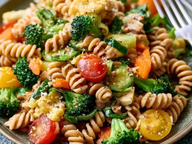 Veggie-Loaded Whole Wheat Pasta: A Weeknight Dinner That Works