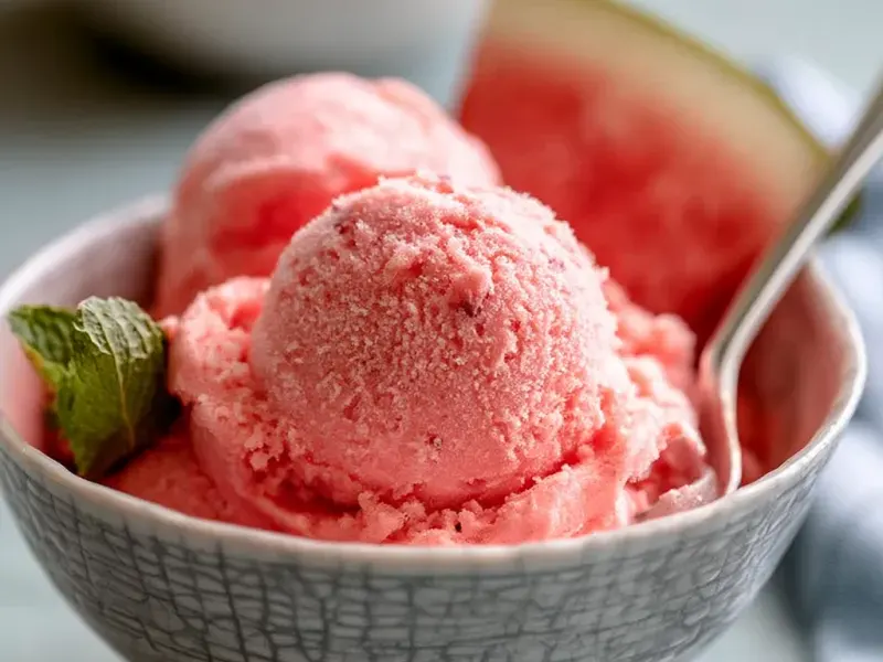 Watermelon Ice Cream (No Churn, 4 Ingredients)